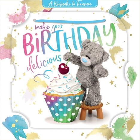 3D Holographic Large Cupcake Me to You Bear Birthday Card £2.69